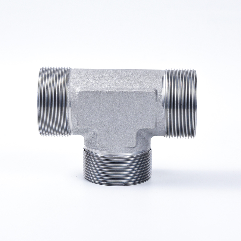 CC CD EL Barrel tee fit tings with swivel nut ROV