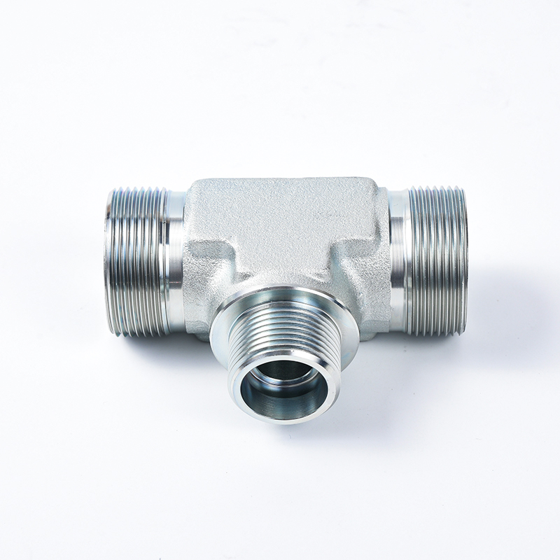 CC CD EL Barrel tee fit tings with swivel nut ROV