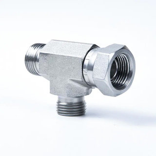 CB Bsp Male 60° Seat / Bsp Female 60° Cone Run Tee