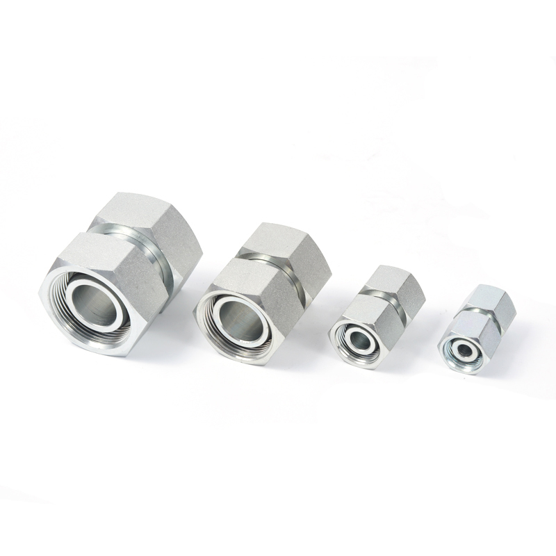 3C 3D GZ Straight Tube Adapters with Swivel Nut