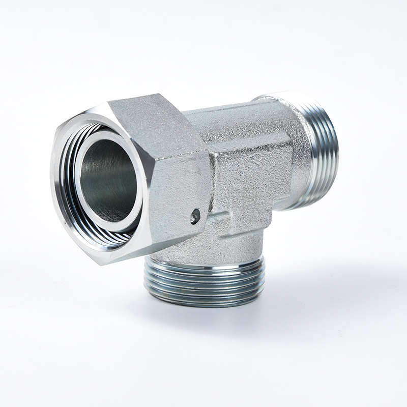 CC CD EL Barrel tee fit tings with swivel nut ROV