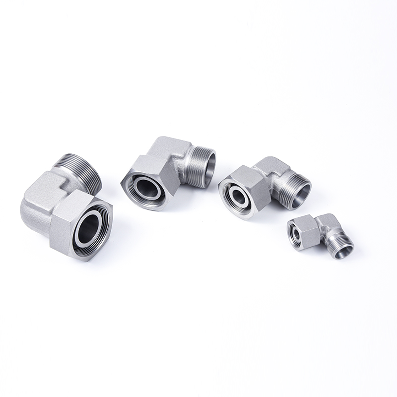 2C9 2D9 EW Reducer tube adaptor with swivel nut 90° elbow