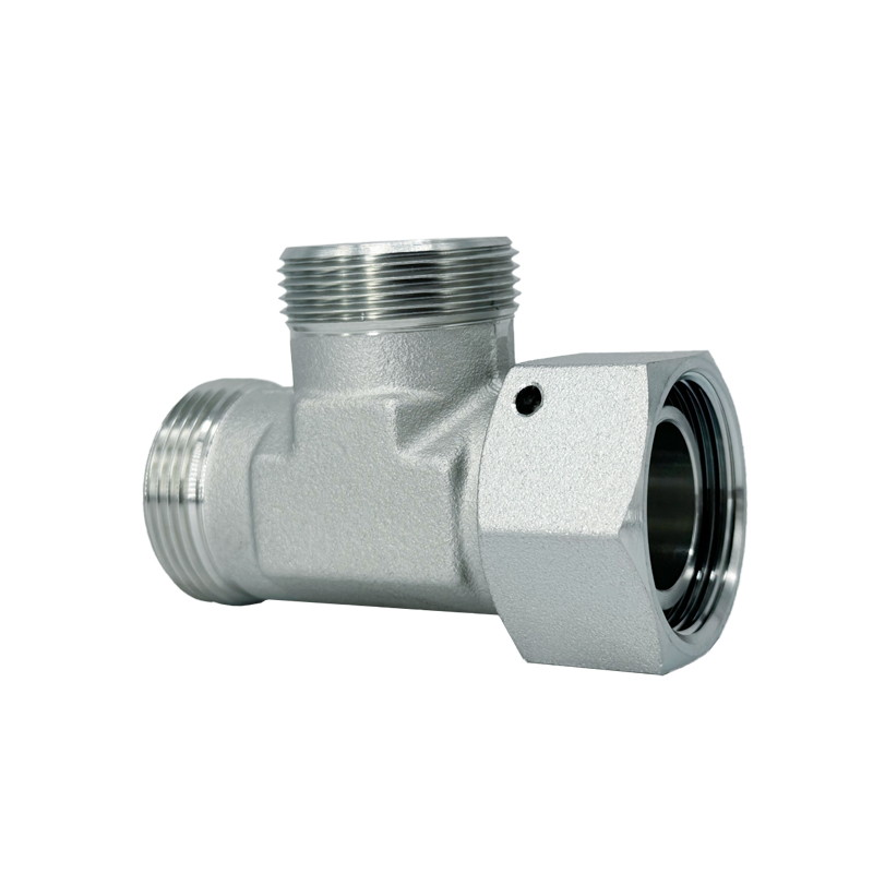 CC CD EL Barrel tee fit tings with swivel nut ROV