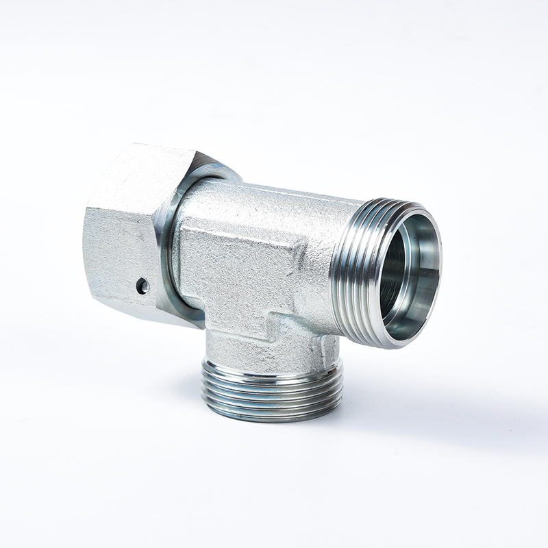 CC CD EL Barrel tee fit tings with swivel nut ROV