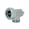CC CD EL Barrel tee fit tings with swivel nut ROV