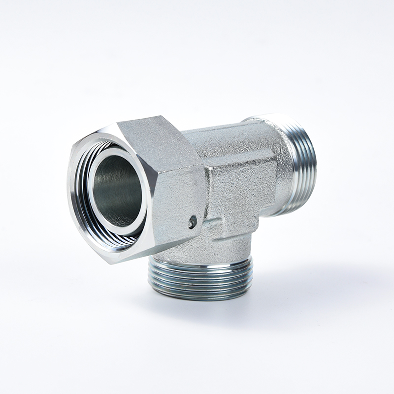 CC CD EL Barrel tee fit tings with swivel nut ROV