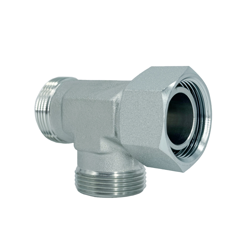 CC CD EL Barrel tee fit tings with swivel nut ROV