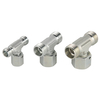 BC / BD / BC-RN / BD-RN Series Branch Tee Fittings with Swivel Nut