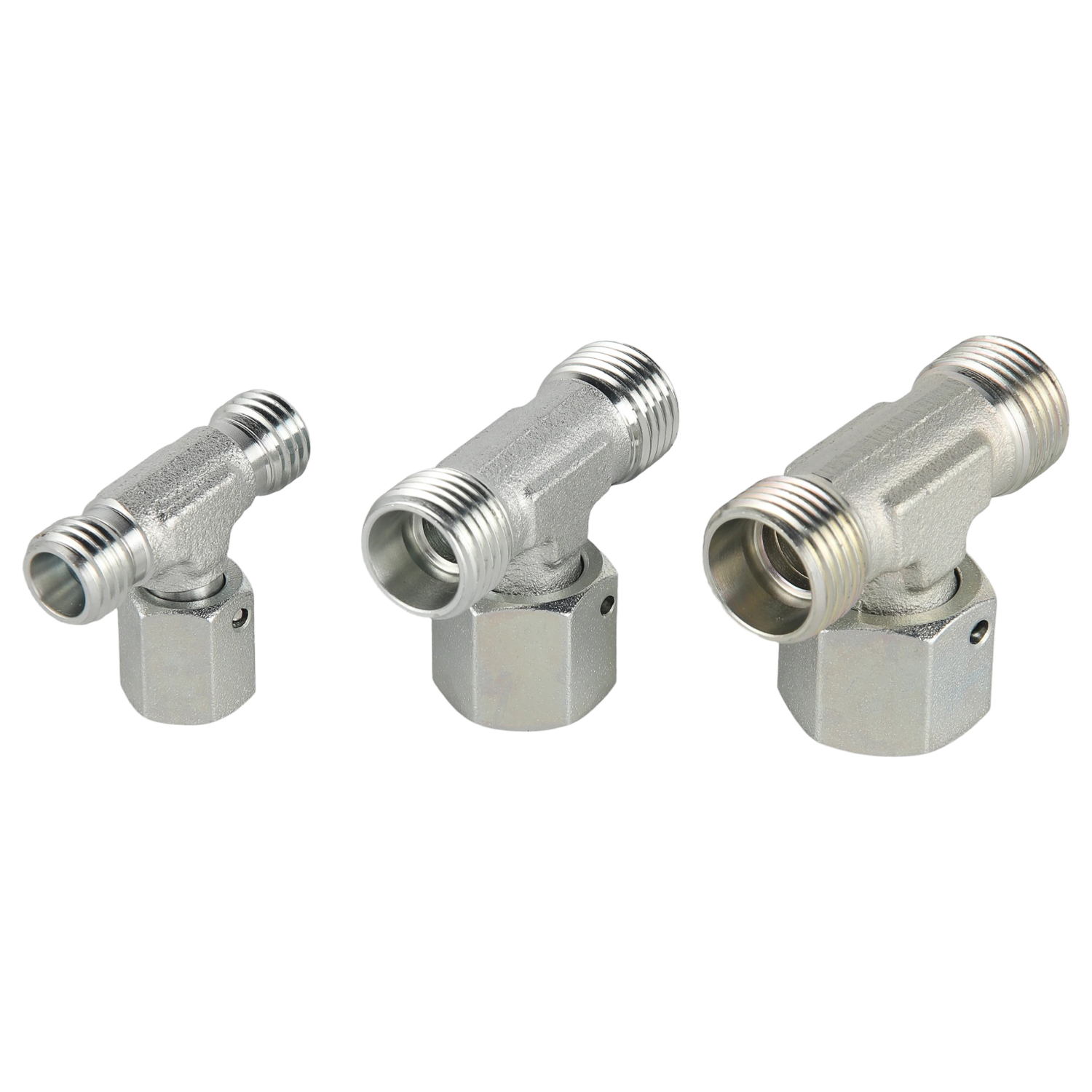 BC / BD / BC-RN / BD-RN Series Branch Tee Fittings with Swivel Nut