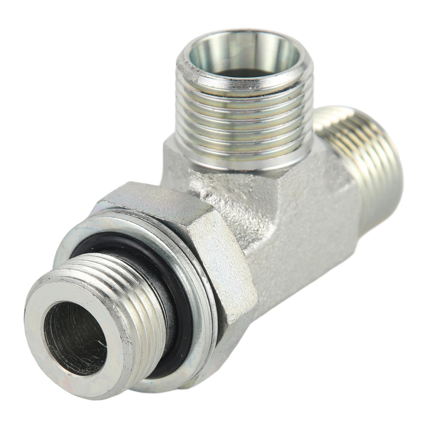ACCH-OG / ADDH-OG / ACCH-OG/RN / ADDH-OG/RN Series Metric Male 24&deg; Cone Run Tee with Adjustable Stud End (ISO 6149-2)