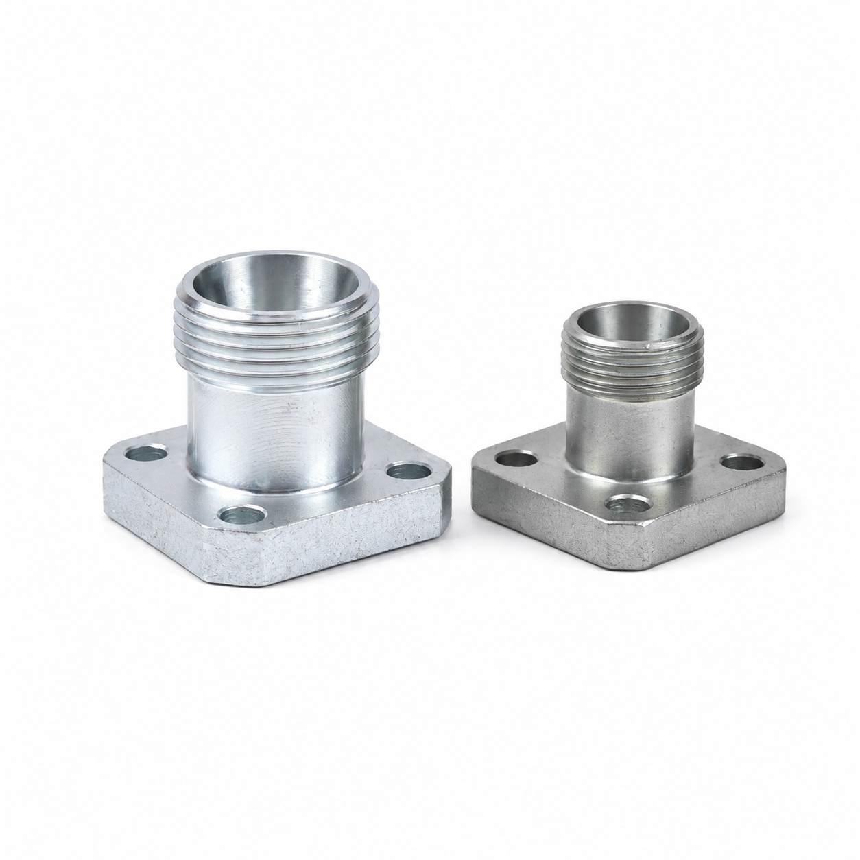 BFG Series Gear Pump Straight Square Flange Adapter with EO 24&deg; Cone Connection