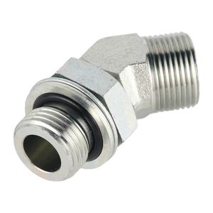 1CG4-OG / 1DG4-OG / 1CG4-OG/RN / 1DG4-OG/RN Seri 45&deg; BSP Thread Adjustable Stud Elbow dengan O-Ring Seal