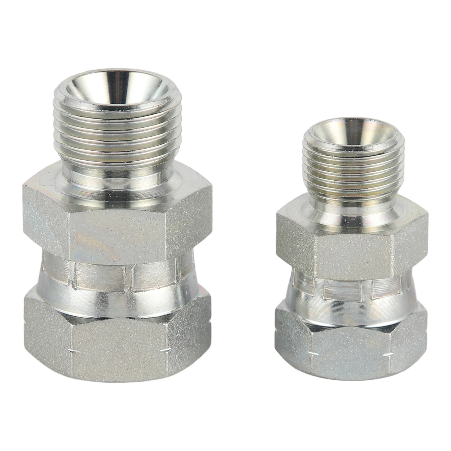 2B BSP Male Double Use for 60&deg; Cone Seat or Bonded Seal / BSP Female 60&deg; Cone Hydraulic Adapter