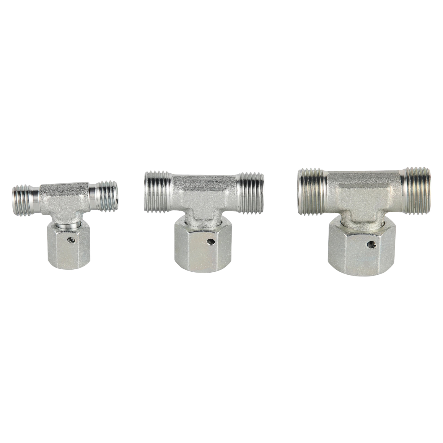 BC / BD / BC-RN / BD-RN Series Branch Tee Fittings with Swivel Nut