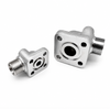 Gear Pump Flange 90&deg; Elbow with EO 24&deg; Cone End