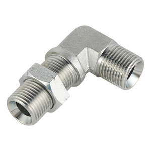 6B9 / 6B9-LN Series 90&deg; Elbow BSP Male 60&deg; Seat Bulkhead Fitting
