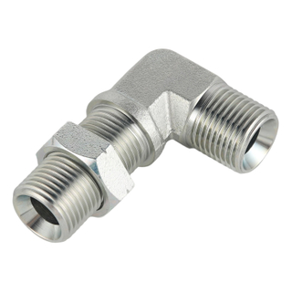 6B9 / 6B9-LN Series 90&deg; Elbow BSP Male 60&deg; Seat Bulkhead Fitting