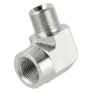 5B9 90&deg; Elbow BSP Male 60&deg; Seat / BSP Female ISO 1179 Hydraulic Adapter
