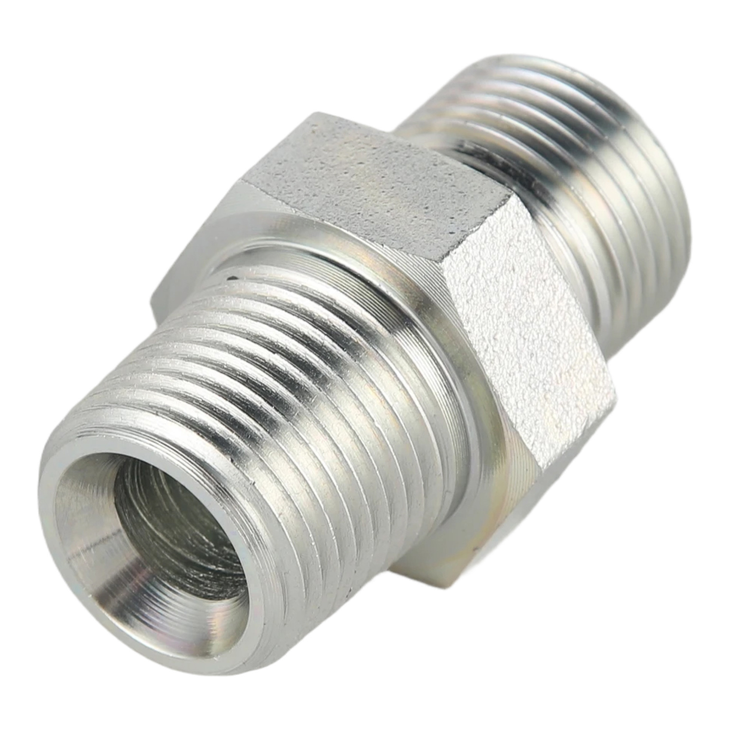 1BN BSP MALE DOUBLE USE FOR 60&deg; CONE SEAT OR BONDED SEAL/ NPT MALE