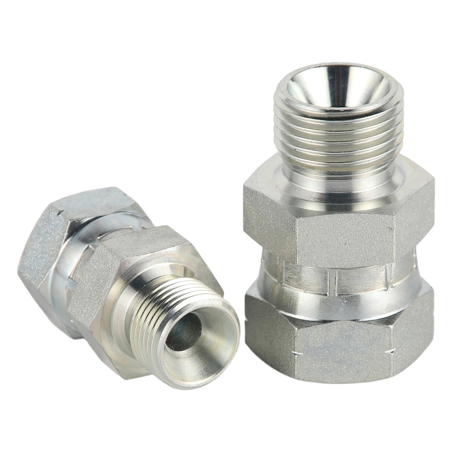 2B BSP Male Double Use for 60&deg; Cone Seat or Bonded Seal / BSP Female 60&deg; Cone Hydraulic Adapter