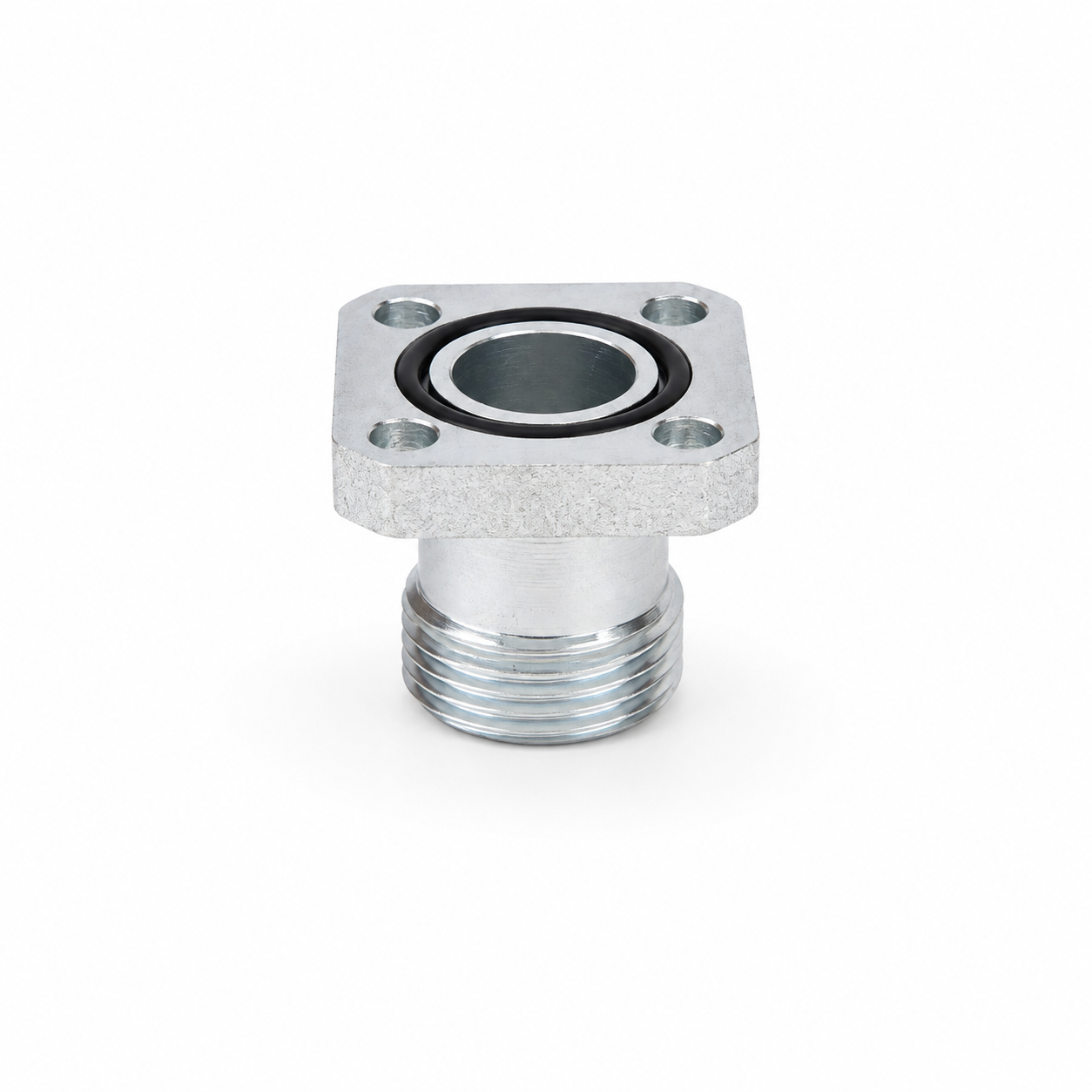 BFG Series Gear Pump Straight Square Flange Adapter with EO 24&deg; Cone Connection