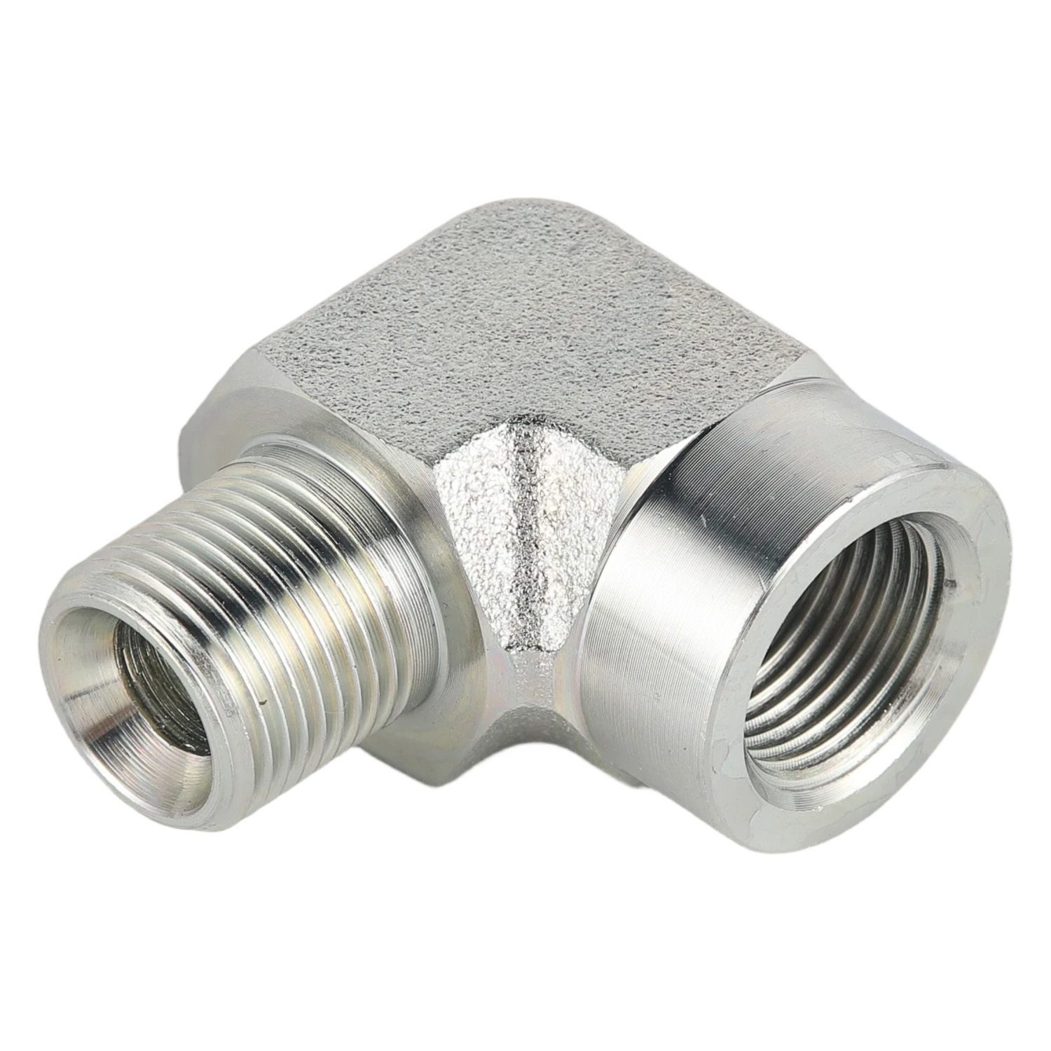 5B9 90&deg; Elbow BSP Male 60&deg; Seat / BSP Female ISO 1179 Hydraulic Adapter