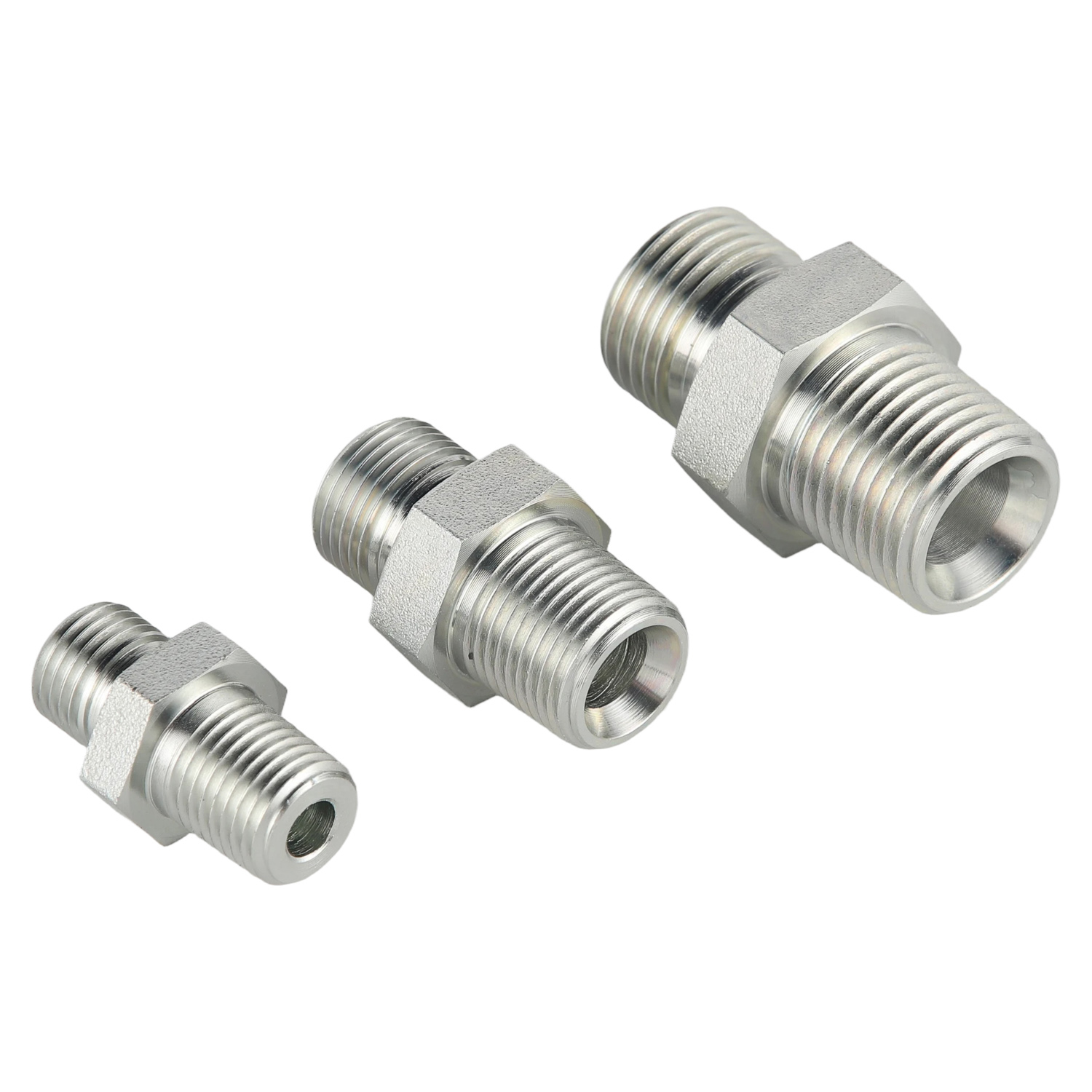 1BN BSP MALE DOUBLE USE FOR 60&deg; CONE SEAT OR BONDED SEAL/ NPT MALE