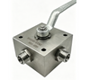 BKR/BKN/BKHL/BKHS High Pressure Four-way Ball Valve
