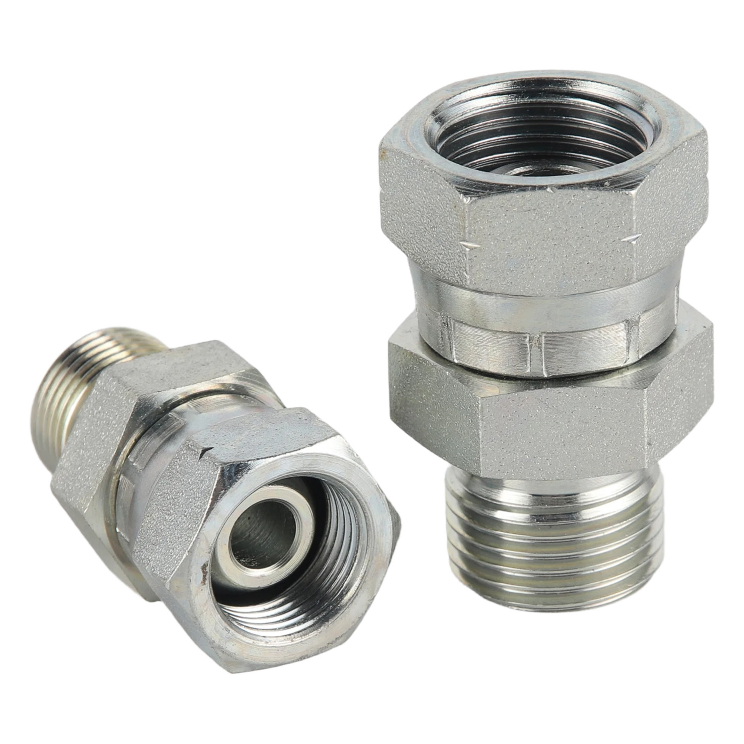2B BSP Male Double Use for 60&deg; Cone Seat or Bonded Seal / BSP Female 60&deg; Cone Hydraulic Adapter