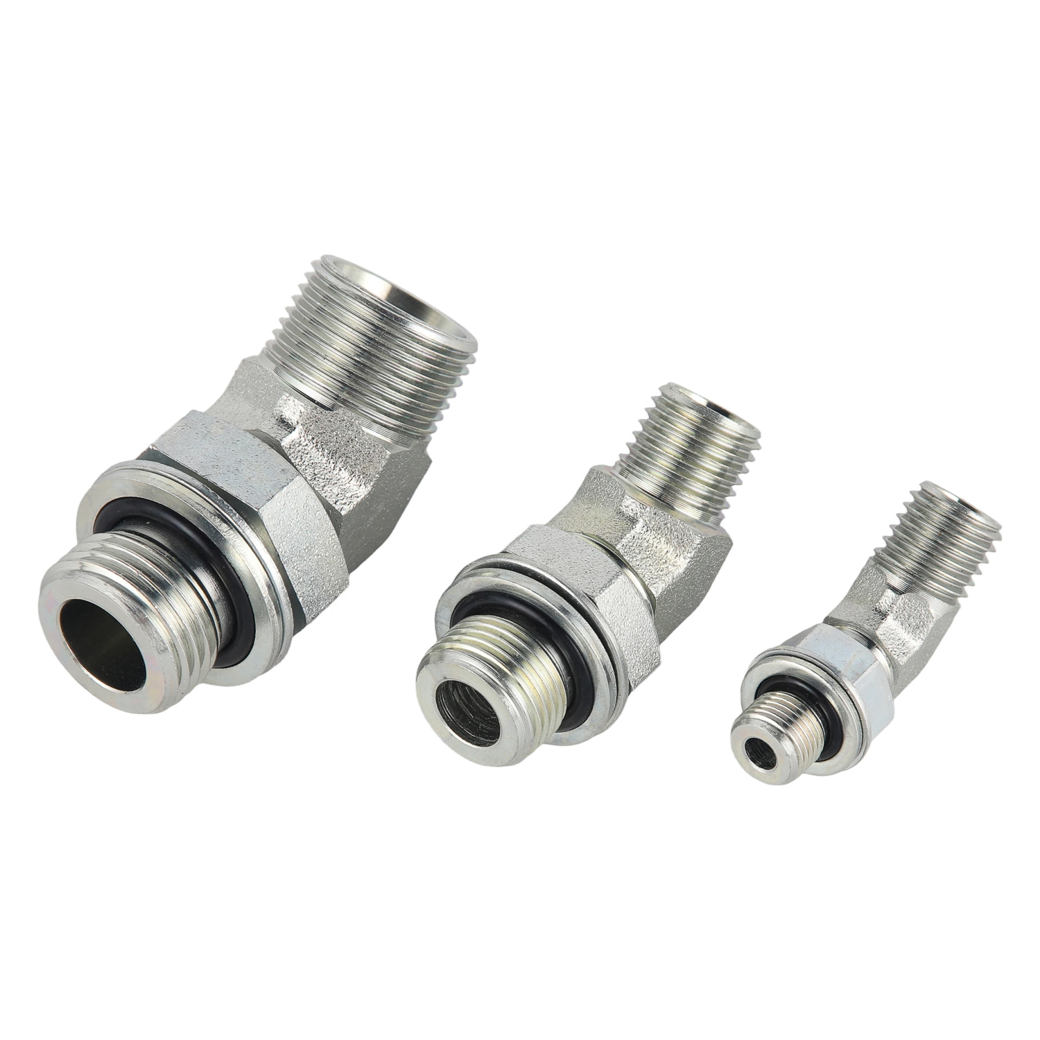 1CG4-OG / 1DG4-OG / 1CG4-OG/RN / 1DG4-OG/RN Series 45&deg; BSP Thread Adjustable Stud Elbow with O-Ring Seal