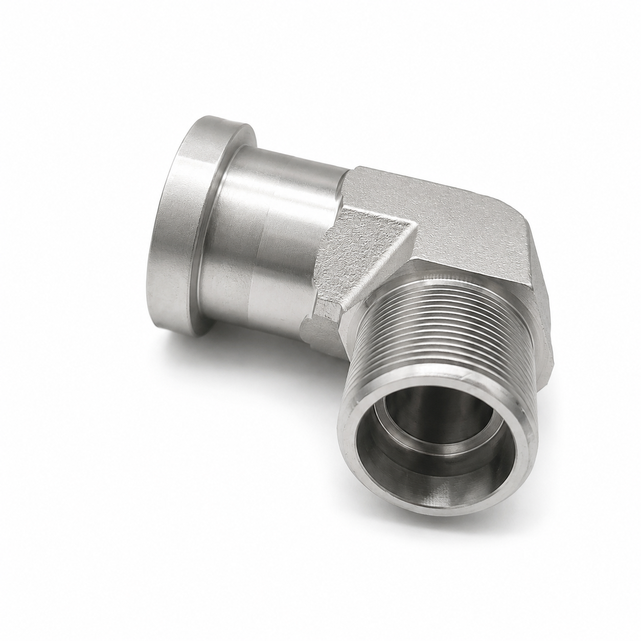1CFL9 / 1DFL9 Series 90&deg; Metric Male Bite Type Flange Fittings
