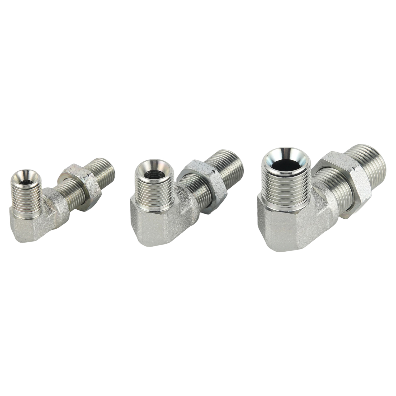 6B9 / 6B9-LN Series 90&deg; Elbow BSP Male 60&deg; Seat Bulkhead Fitting