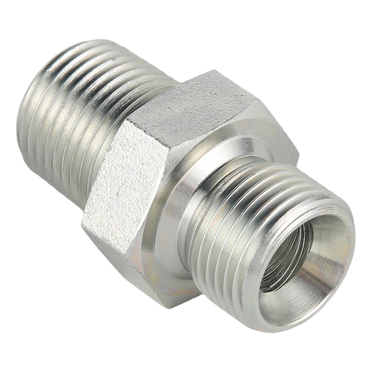 1BN BSP MALE DOUBLE USE FOR 60&deg; CONE SEAT OR BONDED SEAL/ NPT MALE