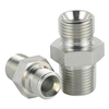 1BN BSP MALE DOUBLE USE FOR 60&deg; CONE SEAT OR BONDED SEAL/ NPT MALE