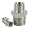 1BN BSP MALE DOUBLE USE FOR 60&deg; CONE SEAT OR BONDED SEAL/ NPT MALE