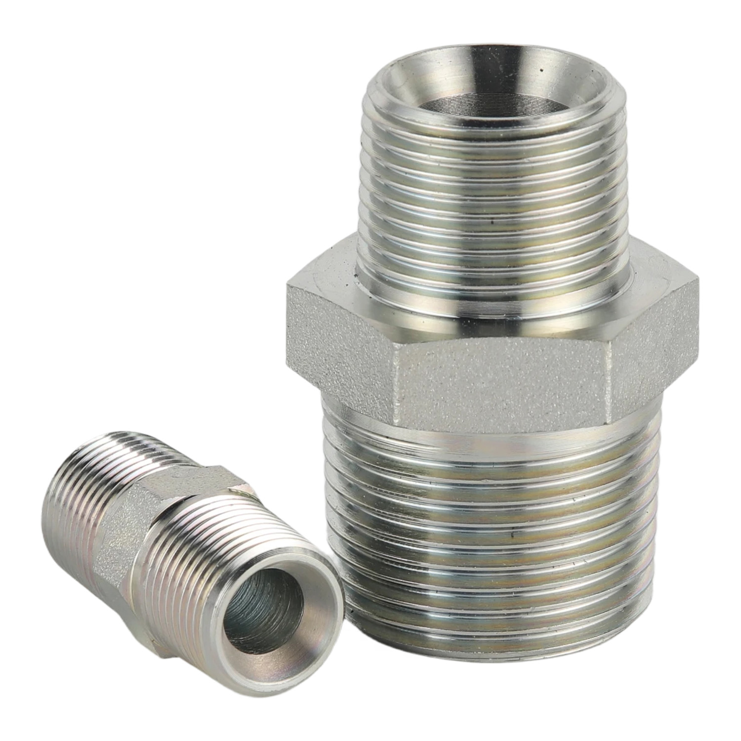 1BN BSP MALE DOUBLE USE FOR 60&deg; CONE SEAT OR BONDED SEAL/ NPT MALE