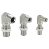 6B9 / 6B9-LN Series 90&deg; Elbow BSP Male 60&deg; Seat Bulkhead Fitting