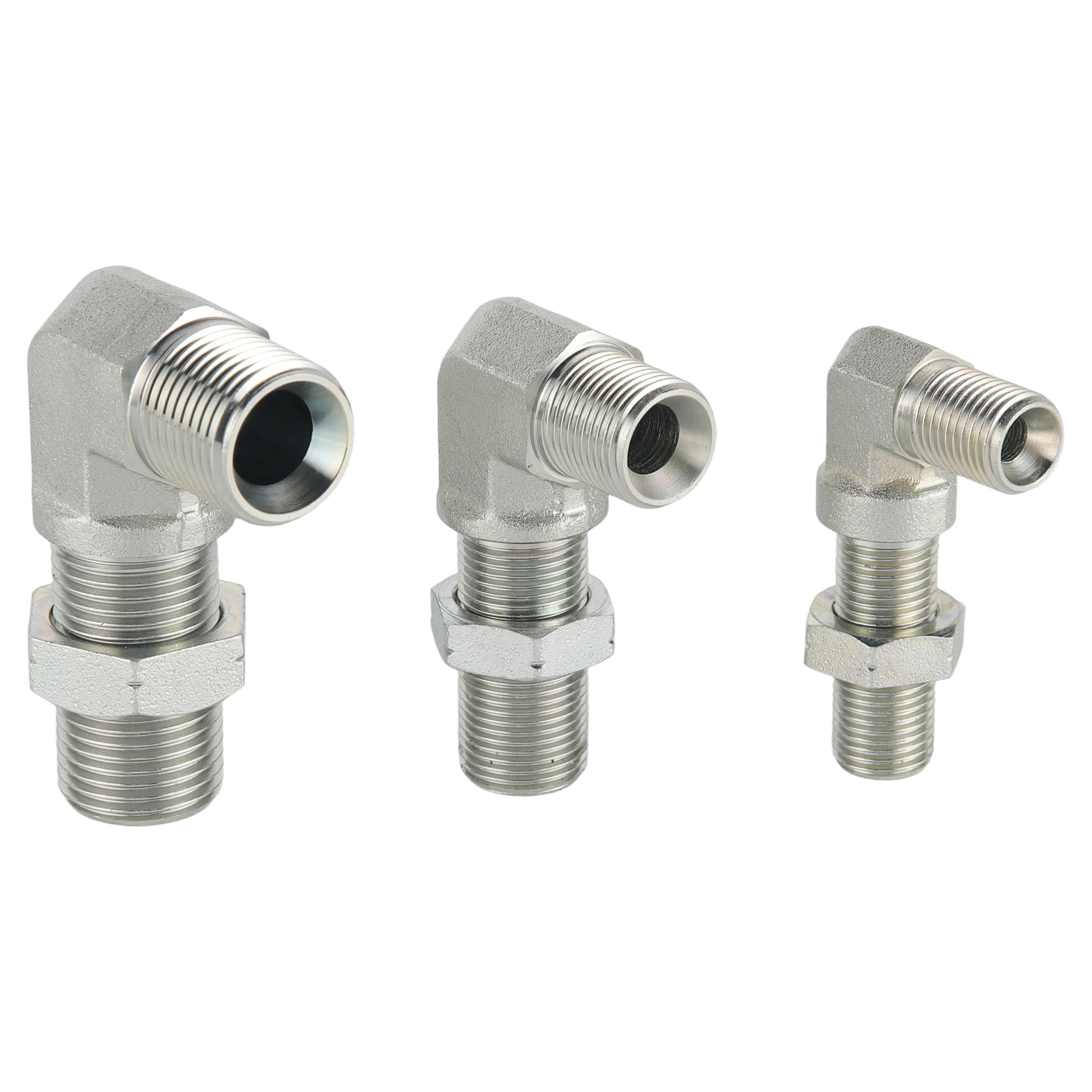 6B9 / 6B9-LN Series 90&deg; Elbow BSP Male 60&deg; Seat Bulkhead Fitting