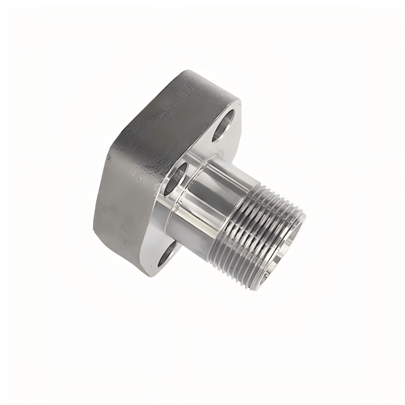 SAE Straight 4-Bolt Flange with EO 24&deg; Cone End